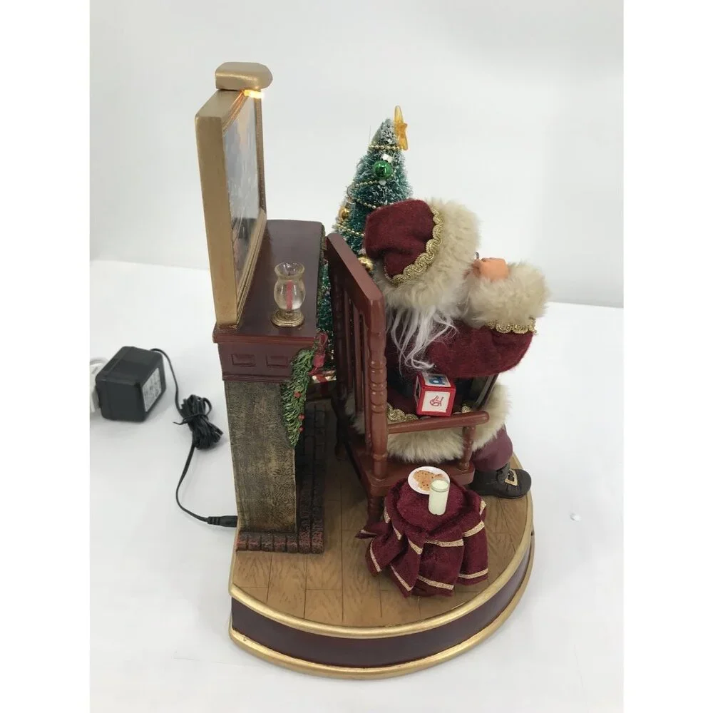 Twas the‎ Night Before Christmas Story Telling Santa Bradford COA Kinkade